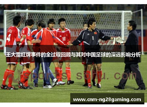 王大雷红牌事件的全过程回顾与其对中国足球的深远影响分析 王大雷红牌事件的全过程回顾与其对中国足球的深远影响分析