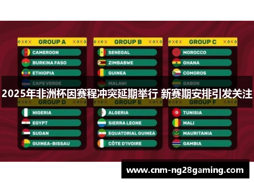 2025年非洲杯因赛程冲突延期举行 新赛期安排引发关注 2025年非洲杯因赛程冲突延期举行 新赛期安排引发关注